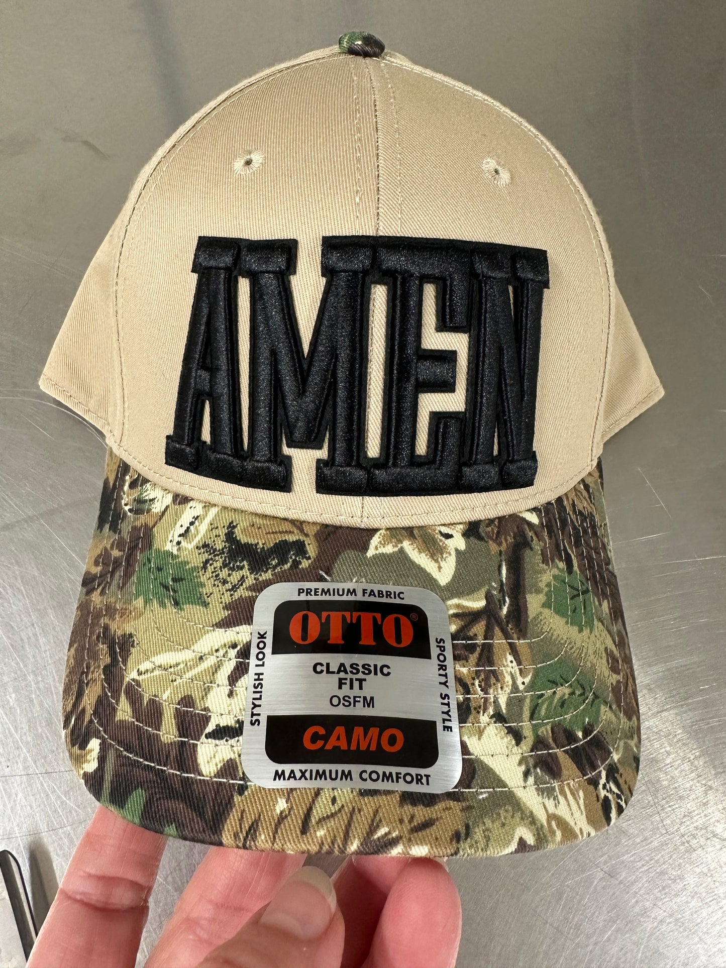 AMEN Camo Trucker