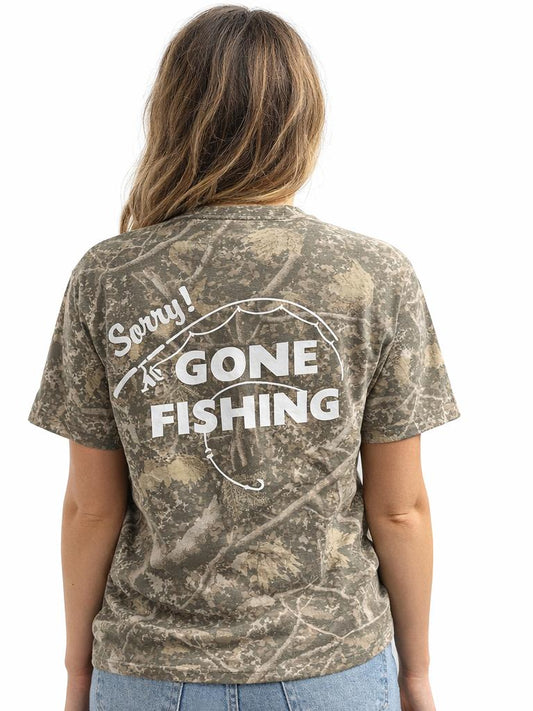 Gone Fishing Camo Tee