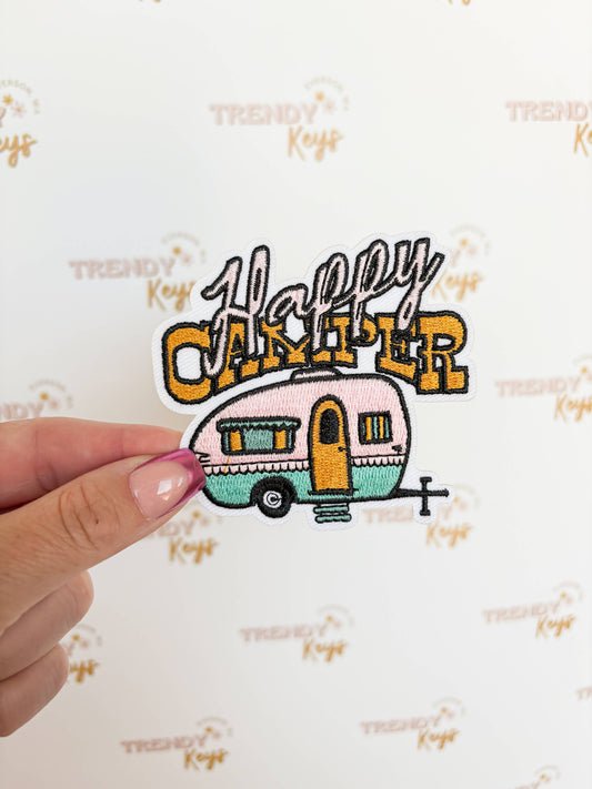 Happy Camper - TK Original - Patch for Hats & More 