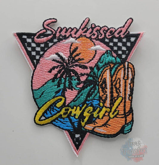 Sunkissed Cowgirl Iron-On PATCH: Single Patch