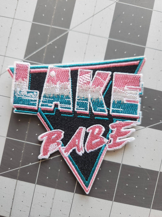 Lake Babe Retro Iron-On PATCH: Single Patch