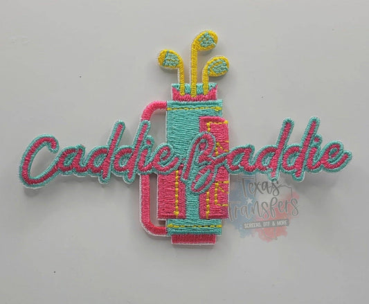 Caddie Baddie Iron-On PATCH: Single Patch