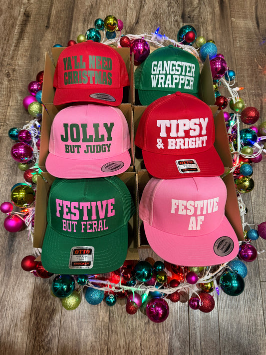 Christmas Trucker Hats