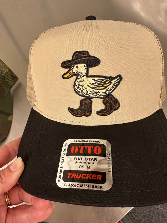 Cowboy Duck Trucker Hat