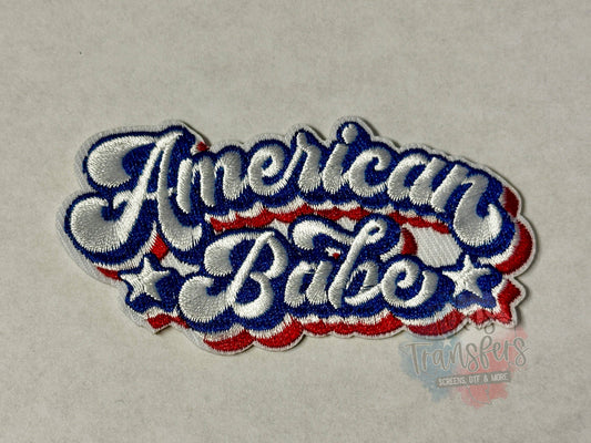 American Babe Iron-On PATCH: Single Patch
